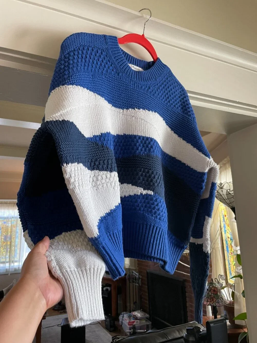Madewell Intarsia Crewneck Knit - M - Picture 2 of 7